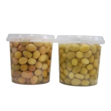 Sadıcım 650 gr Çizik + Kırma 650 gr Pet Kavanoz Yeşil Zeytin