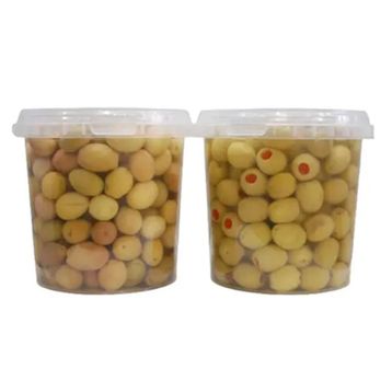 Sadıcım Biberli 650 gr + Çizik 650 gr Pet Kavanoz Yeşil Zeytin