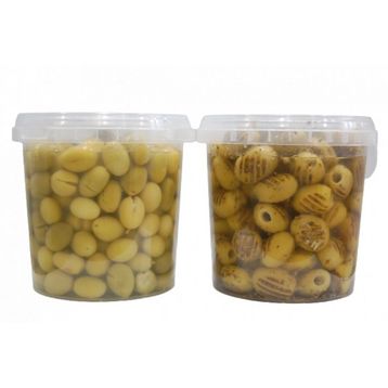 Sadıcım Kırma 650 gr + Izgara 600 gr Pet Kavanoz Yeşil Zeytin