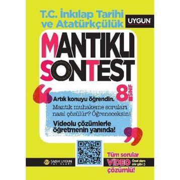 Sadık Uygun 8. Sınıf Mantıklı Son Test T.c. İnkılap Tarihi ve Atatürkçülük Soru Bankası