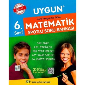 Sadık Uygun Yayınları 6.Sınıf Matematik Soru Bankası