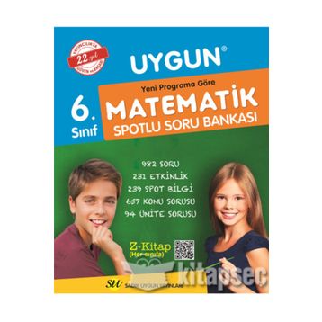 Sadık Uygun Yayınları 6.Sınıf Matematik Soru Bankası