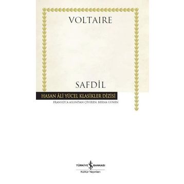 Safdil - Voltaire - İş Bankası Kültür Yayınları