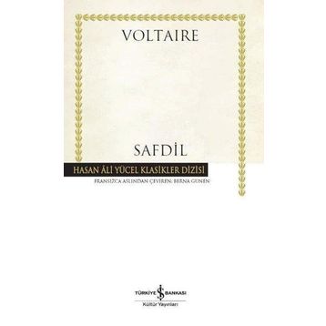 Safdil - Voltaire - İş Bankası Kültür Yayınları