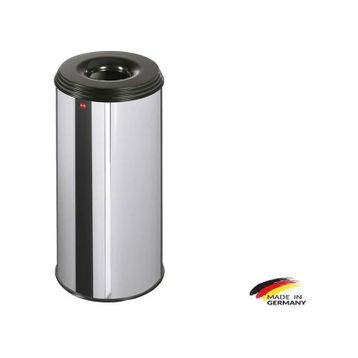 Safe 45 lt XL Krom Çöp Kovası