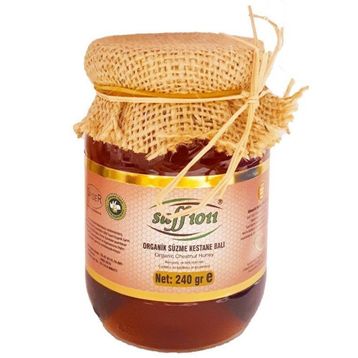 Saff1011 240 gr Organik Süzme Kestane Balı
