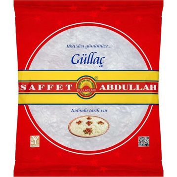 Saffet Abdullah 250 gr Poşet Ambalaj Güllaç