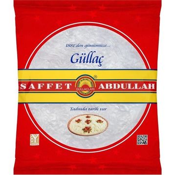 Saffet Abdullah 250 gr Poşet Ambalaj Güllaç