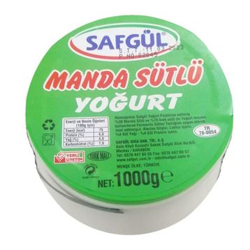 Safgül 1 kg Sütlü Manda Yoğurt
