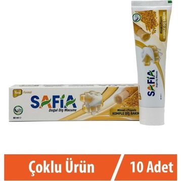 Safia Misvak ve Propolisli 10x60 ml Diş Macunu