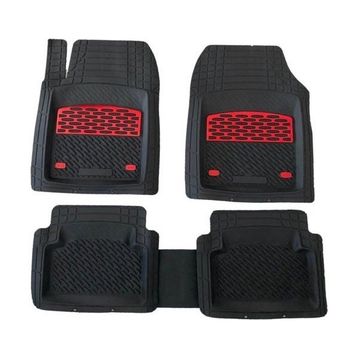 Safir Bmw 1 F20 Havuzlu Universal Krom Kırmızı Paspas