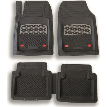 Safir Ford Fiesta 2009 Sonrası Krom Gri 3D Paspas
