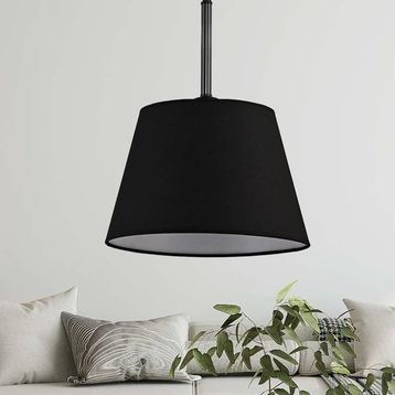 Safir Light Volga Kumaş Siyah Sarkıt