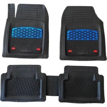 Safir Volkswagen Amarok Uyumlu Universal Derin Havuzlu Krom Mavi Paspas