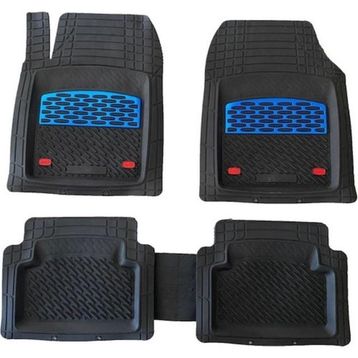 Safir Volkswagen Amarok Uyumlu Universal Derin Havuzlu Krom Mavi Paspas
