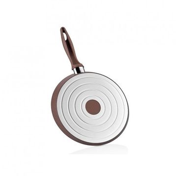 Saflon SF5424GR 24 cm Granit Line Kahverengi Krep Tavası