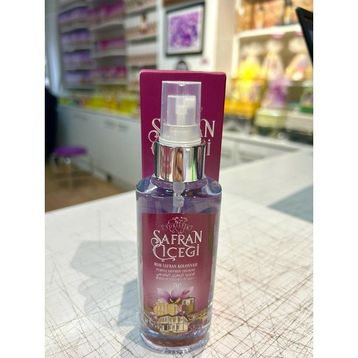 Safran Çiçeği 100 ml Sprey Mor Cam Safran Kolonyası