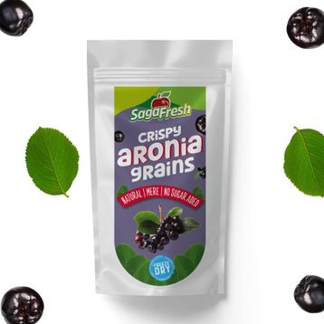 Saga Fresh 15 gr Dondurularak Kurutulmuş Aronya Taneleri