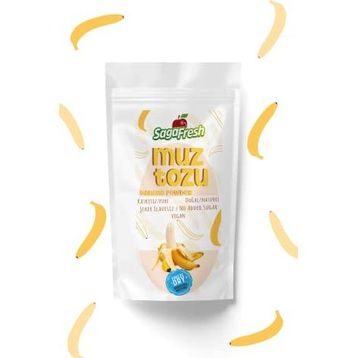 Saga Fresh 25 gr Dondurularak Kurutulmuş Muz Tozu