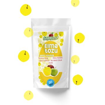 SagaFresh 25 gr Dondurularak Kurutulmuş Elma Tozu