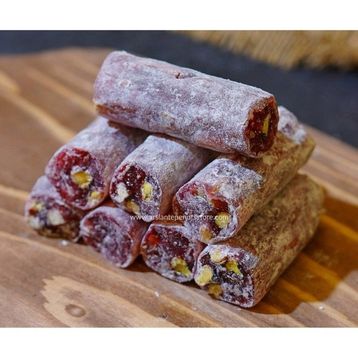 Şah Kuruyemiş 1 kg Antep Fıstıklı Narlı Fitil Lokum