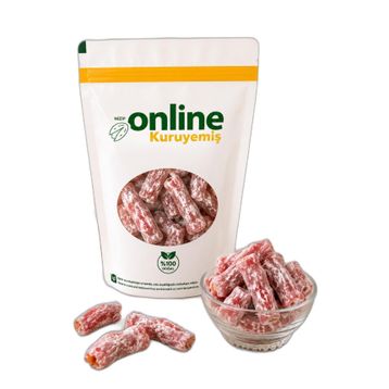 Şah Kuruyemiş 1 kg Antep Fıstıklı Narlı Fitil Lokum