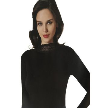 Şahinler B623 Dantelli Uzun Kollu Kadın Body