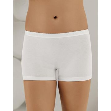 Şahinler MB3022 Beyaz Likralı Şort ;Erkek Erkek Boxer