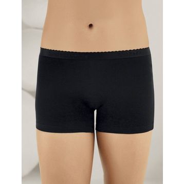 Şahinler MB3022-SH Siyah Kadın Likralı Boxer Şort