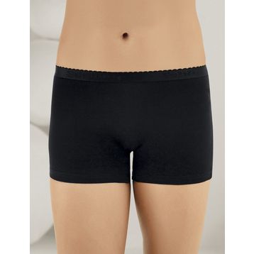Şahinler MB3022-SH Siyah Kadın Likralı Boxer Şort