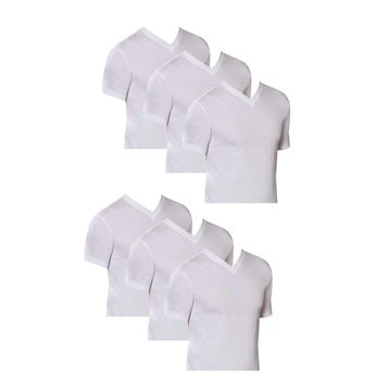 Şahinler ME008 Beyaz 6'lı Paket Erkek Atlet