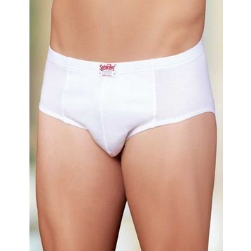 Şahinler ME009 Beyaz Penye Erkek Külot Slip