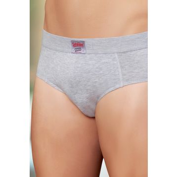Şahinler ME063-GR Erkek Gri Likralı Slip Süprem Külot
