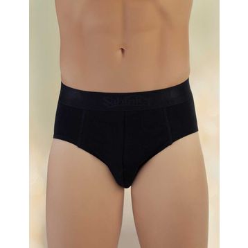 Şahinler ME063 Siyah Erkek Likralı Süprem Slip Külot