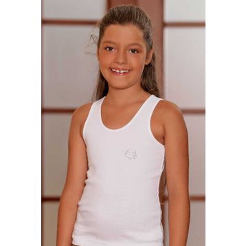 Şahinler MKC104 Beyaz Kız Çocuk Atlet