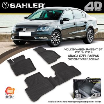 Sahler Passat B7 2010-2014 4.5D Havuzlu Paspas