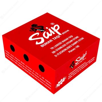 Saip Tekstil Renkli 100'lü Buhar Taşı