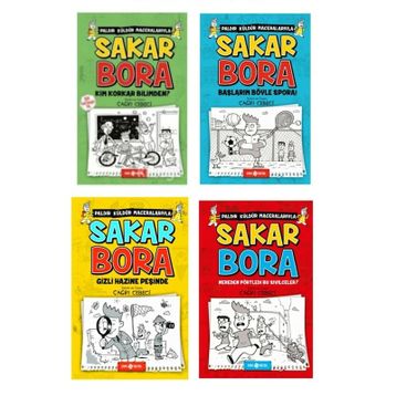 Sakar Bora Serisi - 4 Kitap Set - Çağrı Cebeci