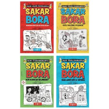 Sakar Bora Serisi - 4 Kitap Set - Çağrı Cebeci