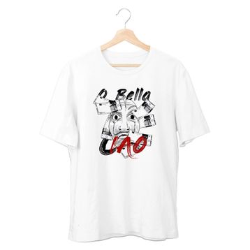 Sakin Dükkan Bella Ciao Retro Poster