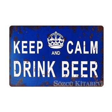 Sakin Dükkan Keep Calm Poster