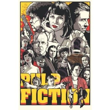 Sakin Dükkan Pulp Fiction Poster