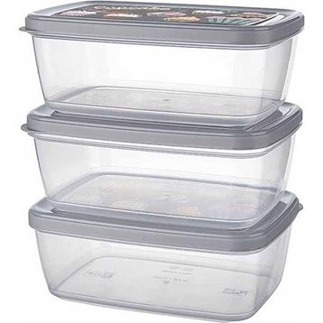 Saklama Kabı 3 lü Set 1200 ml