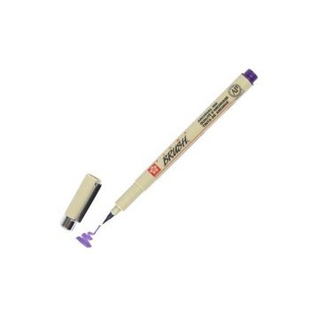 Sakura 24 Pigma Brush Pen Mor Fırça Uçlu Keçeli Kalem
