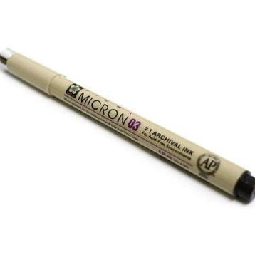 Sakura Pigma Micron 0.3 mm Siyah Çizim Kalemi
