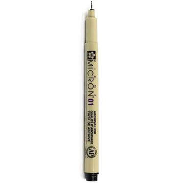 Sakura Pigma Micron 0.8 mm Siyah Çizim Kalemi