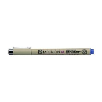 Sakura Pigma Micron 08 Mavi 0,5 mm Çizim Kalemi