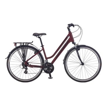 Salcano İstanbul 24S 700 V Fren 24 Vites 28 Jant Bordo Siyah 17 Kadro Unisex Şehir Bisikleti