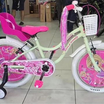 Salcano Muki 20 Jant Mint Yeşili Ön Arka Sepetli Kız Çocuk Bisikleti