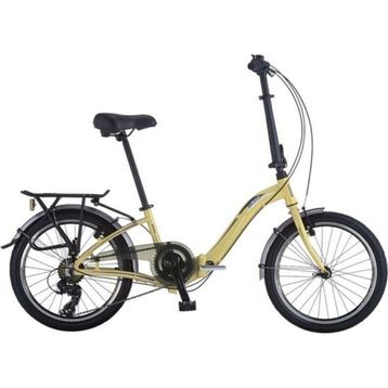 Salcano SLCN200 Full Shimano 20 Jant 7 Vites Bej Katlanır Bisiklet